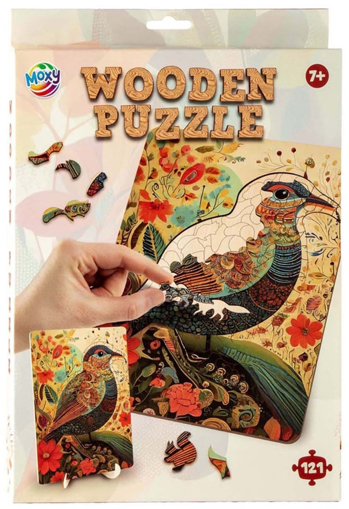 Creative Craft Group Wooden Puzzle Bird - Unique Shapes - 130 pcs. Hout
