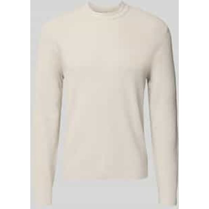 Gebreide pullover met ribboorden