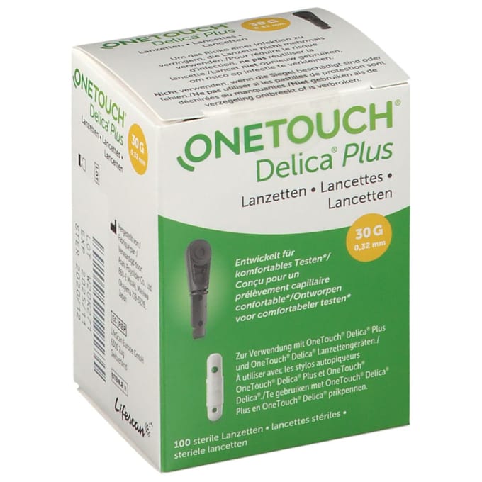 OneTouch Delica Plus Lancetten (100)