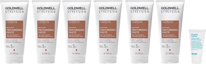 Goldwell Stylesign Roughman Texturizing Paste - Ultrasterke versteviging - 100 ml - 6x + gratis willekeurig travelsize