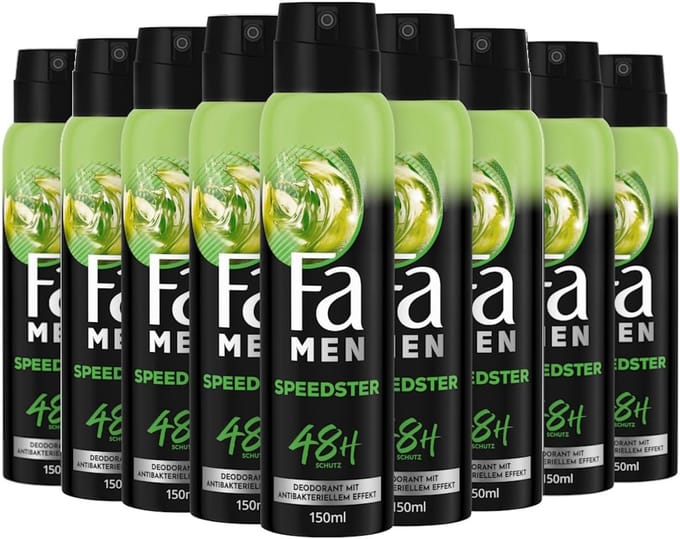 Deospray Heren - Verfrissende Spray - Dagelijkse Bescherming - 48 Uur Werking - 9 x 150 ml