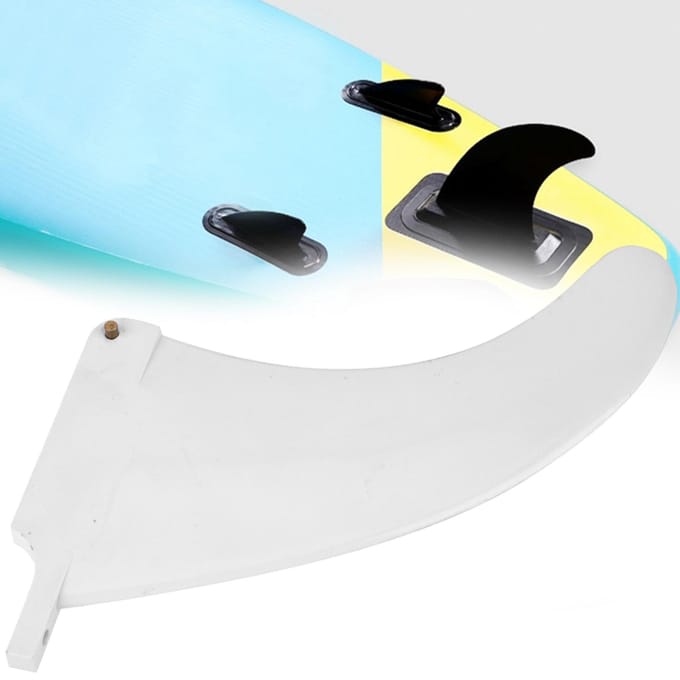 6,5 inch Draagbaar Nylonvezel Surfplank Surfvin Surfen Accessoire Vervanging Witwit 6,5 inch wit