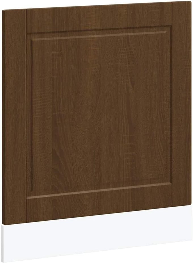 Vaatwasserpaneel - Keukenfront - Keukenupgrades - Duurzaam houtcomposiet - 60x67cm - Eikenbruin