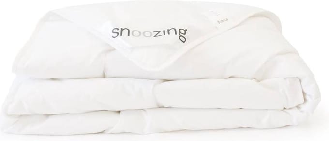 Snoozing Bern Bamboo - Zomerdekbed - Eenpersoons - 140x200 cm - Wit