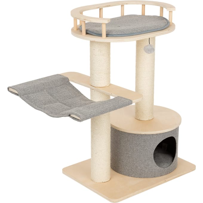 Modern Living Krabpaal Amora Lichtgrijs H90 x L85 x B56 cm