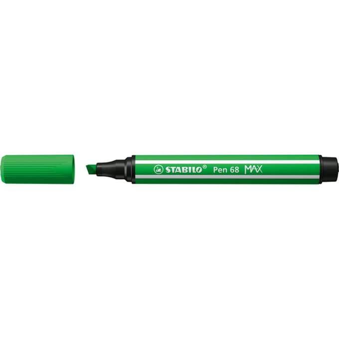 STABILO Pen 68 MAX - Viltstift Met Dikke Beitelpunt - Loofgroen