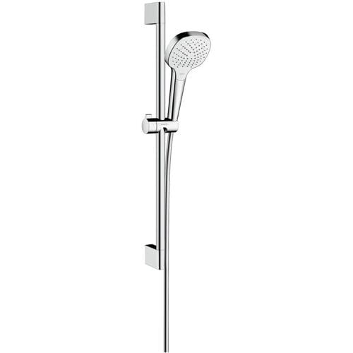 hansgrohe Croma Select E doucheset Vario met Unica'Croma glijstang 65 cm wit/chroom