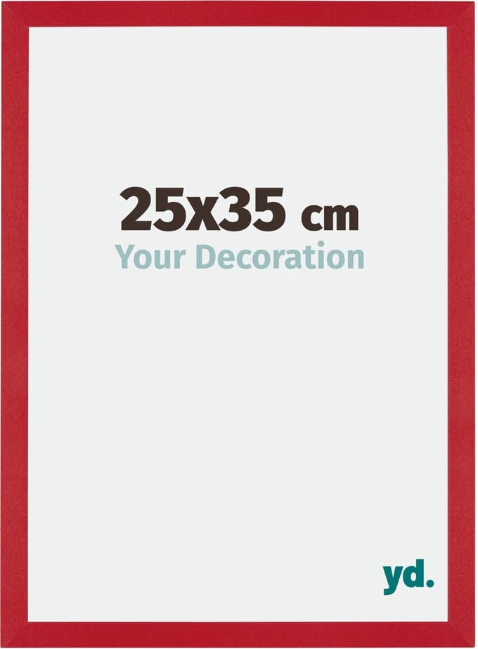Your Decoration - Fotolijst 25x35 cm - MDF - Rood - Mura