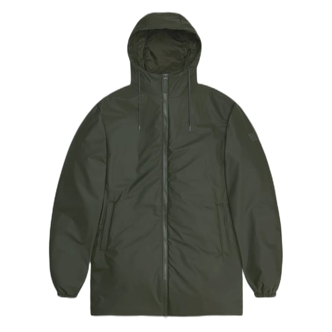 jas Rains regenjas unisex lohja lange jas w3t2 Groen.