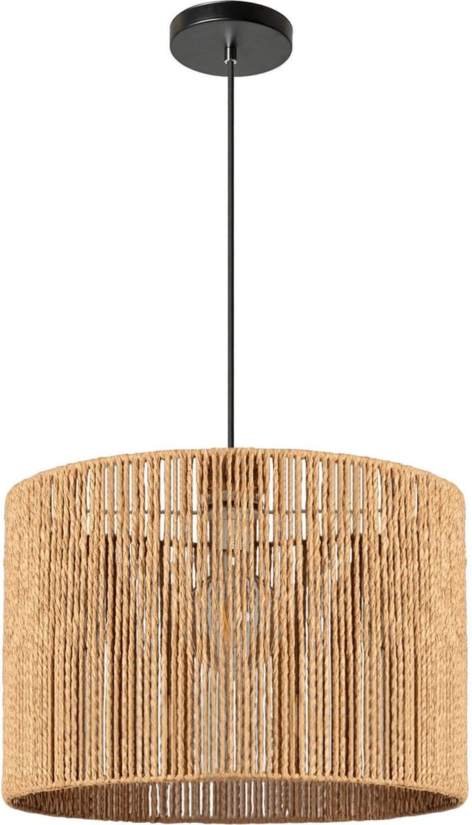 Toolight App1325-1Cp Hanglamp Bruin 40X40X22Cm