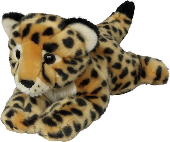 Nature Planet Cheetah knuffel - pluche - jachtluipaard - 33 cm - knuffeldier