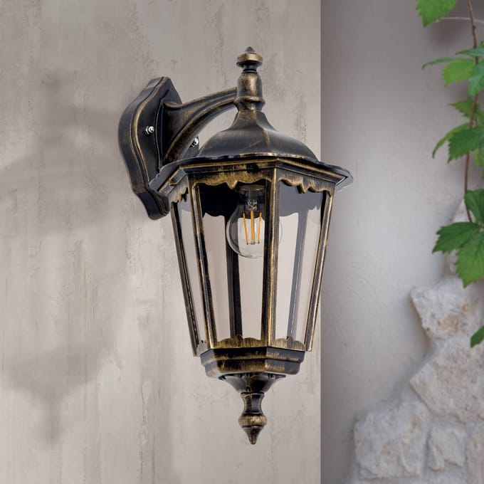 ORION Lantaarnvormige buitenwandlamp Fabio, hangend