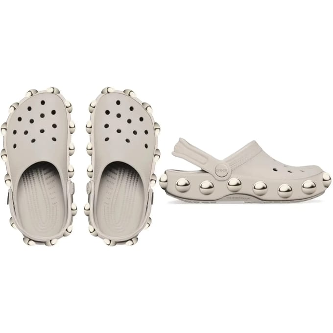 Crocs Classic Big Studded Klompen Beige EU 36-37