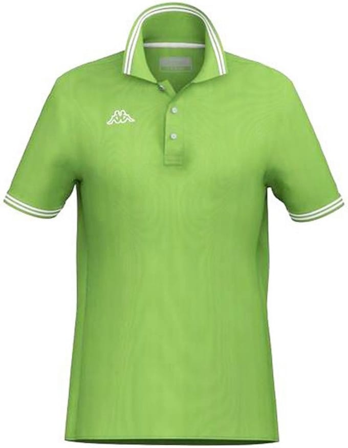 Kappa Poloshirt, Malta, lichtgroen - Maat XL -