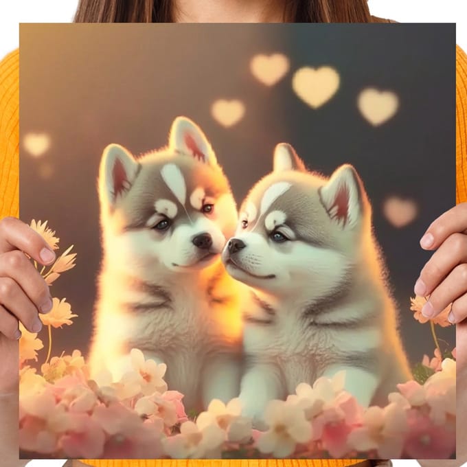 Diamond Painting - Dieren - Hond - 30x30 - 5D Set