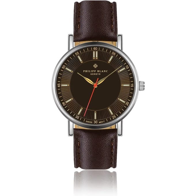 Horloge van leer Philipp Blanc Nyon