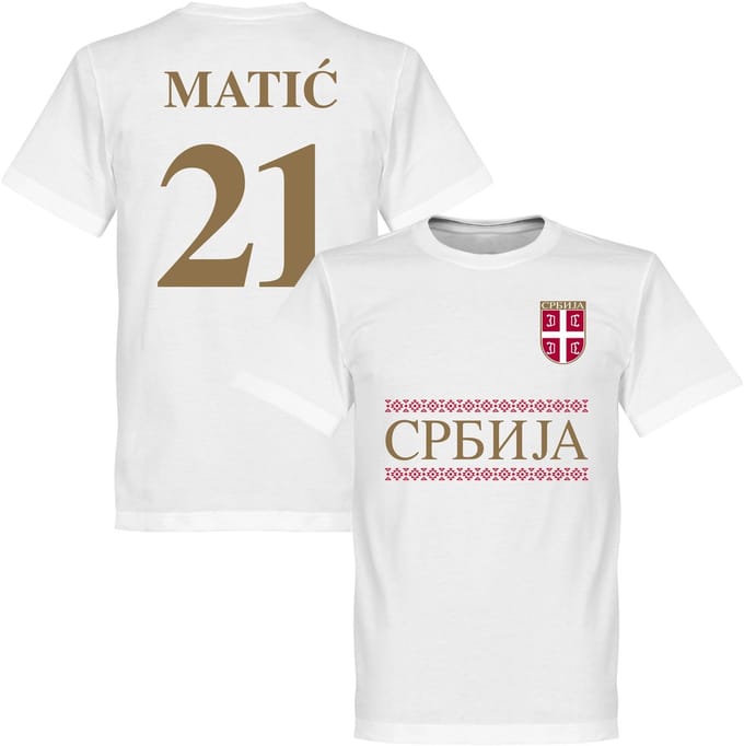 Servië Matic Team T-Shirt - XS