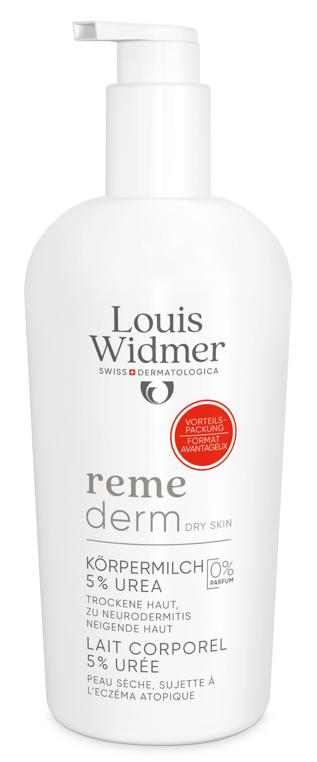 Louis Widmer Remederm Lichaamsmelk 5 % Ureum Value Pack Zonder Parfum 400ml