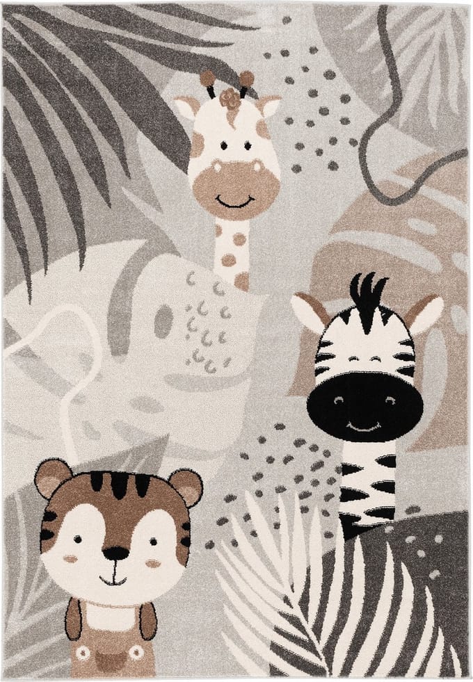 Pergamon Kindertapijt Softstar Kids Safari Friends