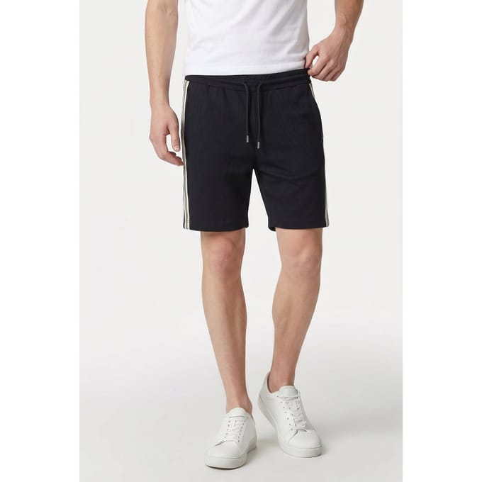 Reiss Textured Tape Drawstring Short Navy Größe: XL | Kurze Sporthosen Outlet | Herren | Blau