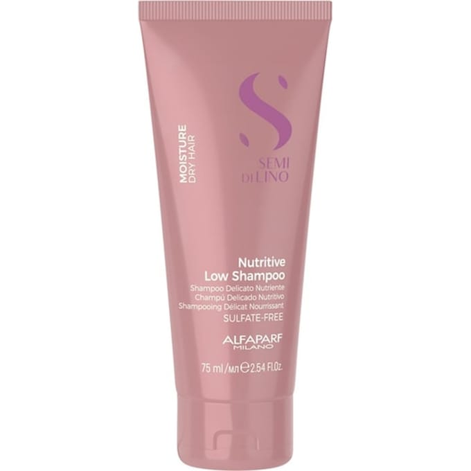 Alfaparf Milano Semi di Lino Moisture Nutritive Low Shampoo Hydraterende shampoo Dames 75 ml
