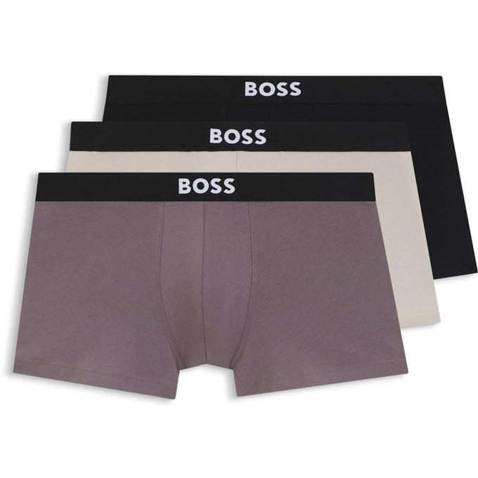 Boss Herenondergoed (set van 3) (Grijs/Zwart/Wit)