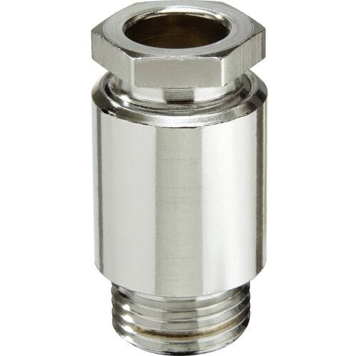 Wiska 10014484 Wartel Slagvast, Met dichting M24 Messing (vernikkeld) Natuur 1 stuk(s)