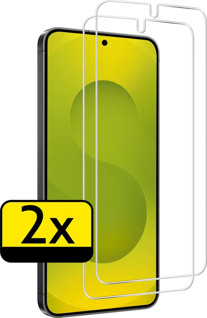 Screenprotector - Geschikt voor Samsung Galaxy S25 Plus - 2 Stuks - Extra Sterk - Beschermglas - Gehard Glas - Tempered Glass - Screen Protector
