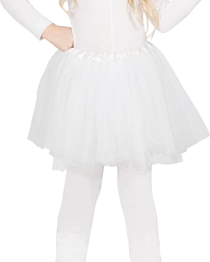 Fiestas Guirca Tutu Meisjes 31 Cm Polyester Wit One-size
