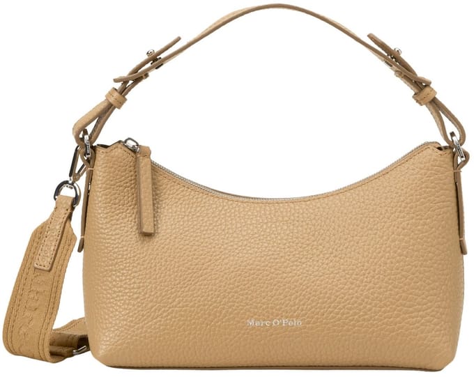Marc O'Polo Schoudertas Binna Crossbody Bag Pure Sand Lichtbruin