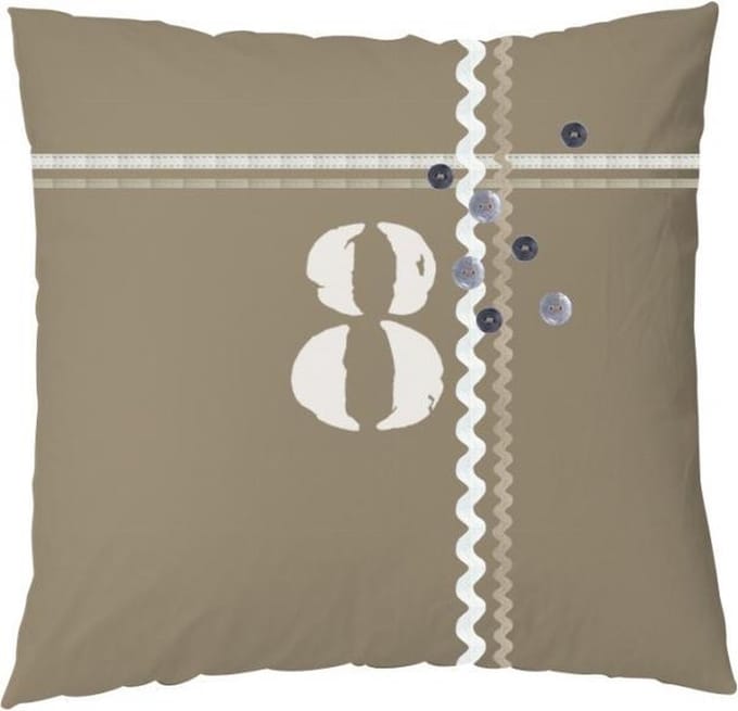 Stapelgoed Buttons - Sierkussen - Bruin - 50x50