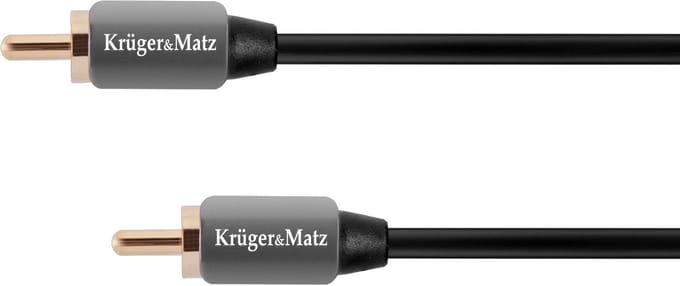 Krüger&Matz - RCA-kabel - 100 cm - Hoogwaardige Signaalkwaliteit