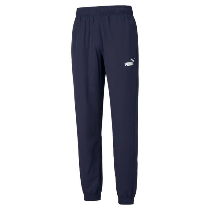Puma sportbroek heren navy polyester met elastische tailleband S.