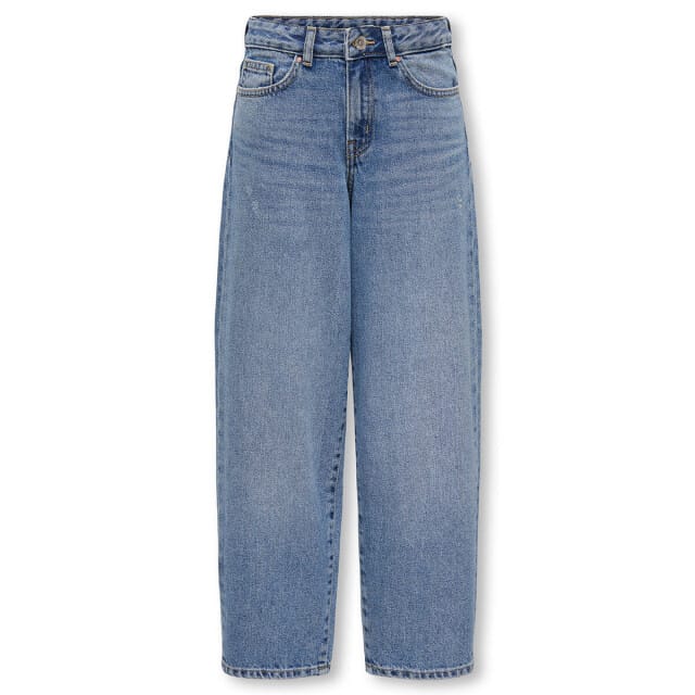 Only - Broek - KOGGIANNA-ELLA - Baggy - Medium Blue Denim - Maat 152