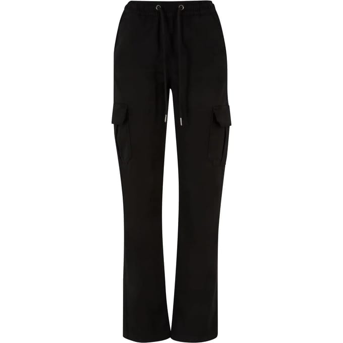 Cargo broek met hoge taille voor dames Urban Classics Twill