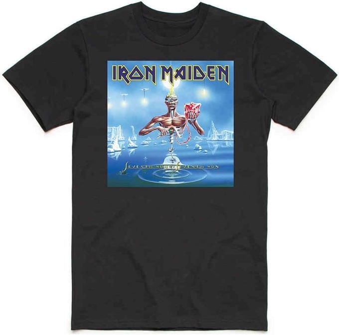 Iron Maiden - Seventh Son Box Heren T-shirt - XL - Zwart