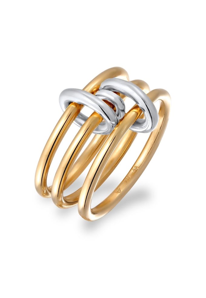 Elli - Ring - Elli Ring zonder Stenen Dames Knoop 925 Sterling Zilver Feest / Oudejaarsavond - Dames