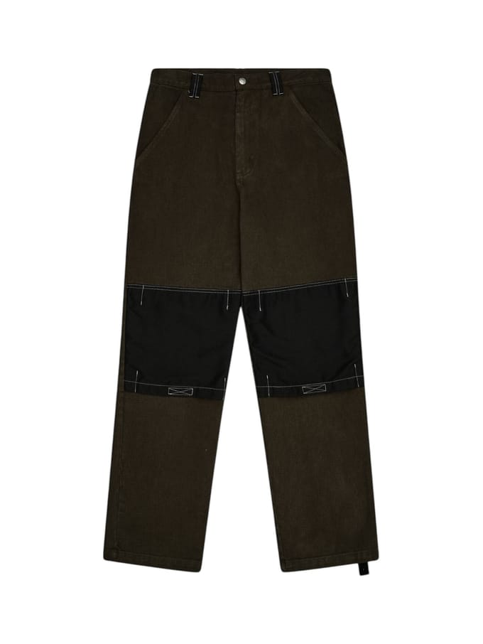 Vredestichter door Oamc Werkkleding Pantalons in stijf canvas - militair groen