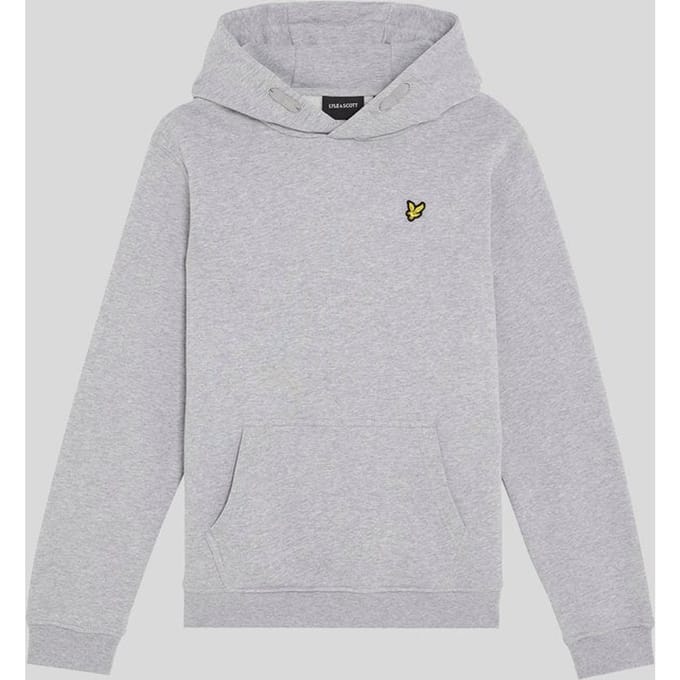 Lyle & Scott Loopback katoenen hoodie voor jongens - grijs