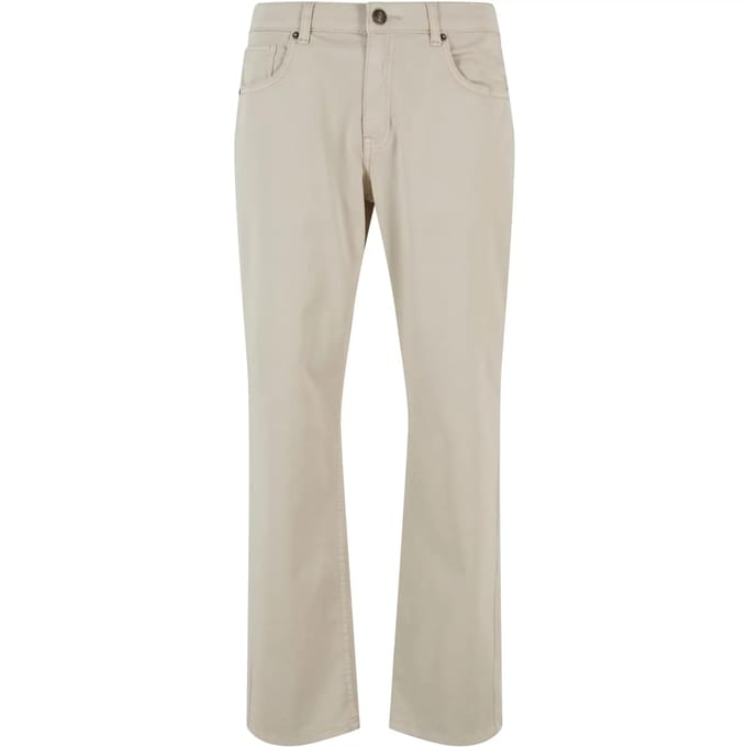 Urban Classics - Stretch Twill 5 Pocket Broek rechte pijpen - Taille, 30 inch - Groen