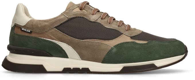 Van Lier - Heren - Groene suède sneakers - Maat 43