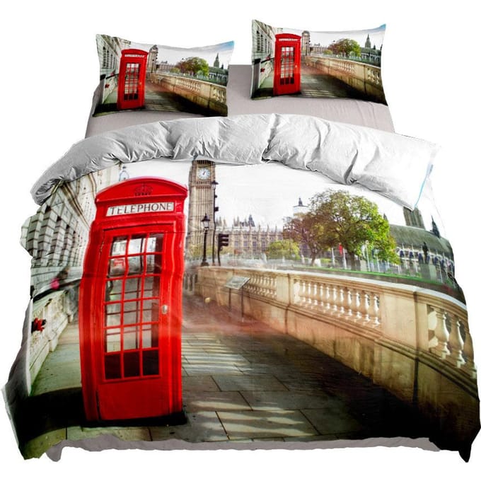 Rainny London Classic Dekbedovertrek Set King Queen Double Full Twin Eenpersoons Maat Bedlinnenset 135x200cm
