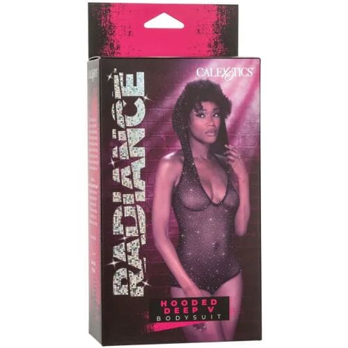 CalExotics Radiance Hooded Deep V Bodysuit