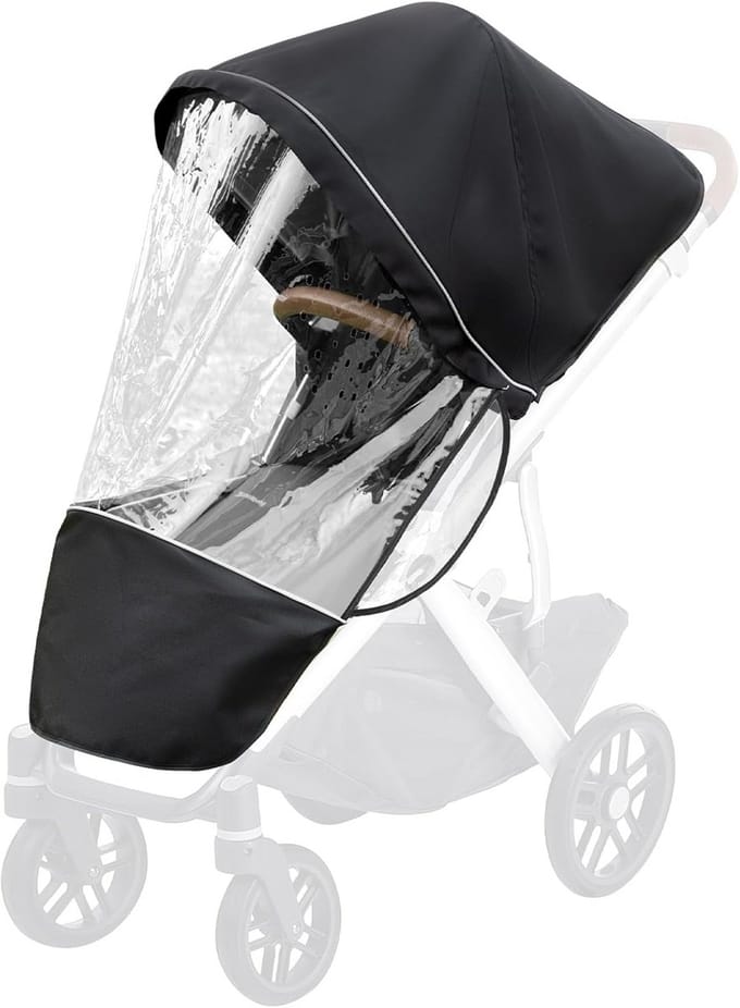 Universeel Regenscherm voor Kinderwagen - Wind- en Waterdicht