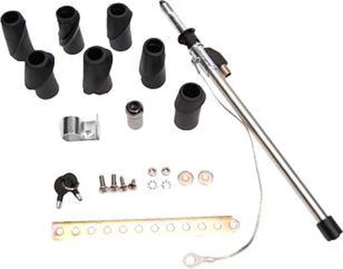 Antenne AM/FM inbouw tbv Mercedes  Opel chroom