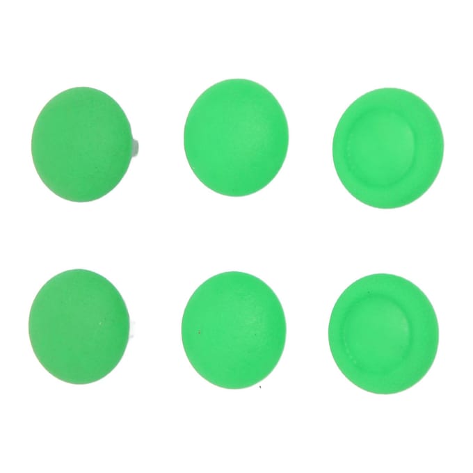 Cache Bouton Joystick 3D 6 en 1 Anti-Dérapant Remplacement Grips de Pouce pour Manette PS5 Elite Vert vert