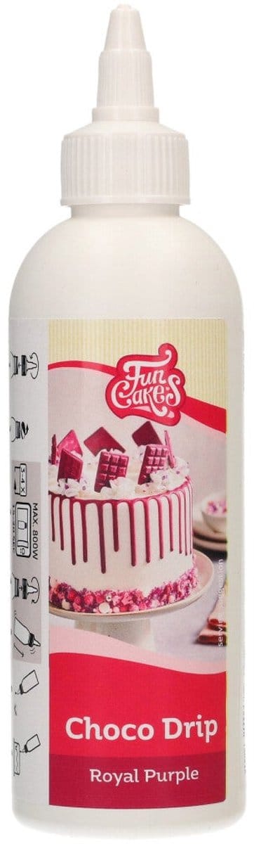 FunCakes Choco Drip - Royal Paars - 180g - Chocolade Taartdecoratie