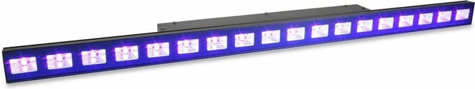 Blacklight - BeamZ LCB48 LED blacklight bar UV lamp met 18 krachtige UV LED's