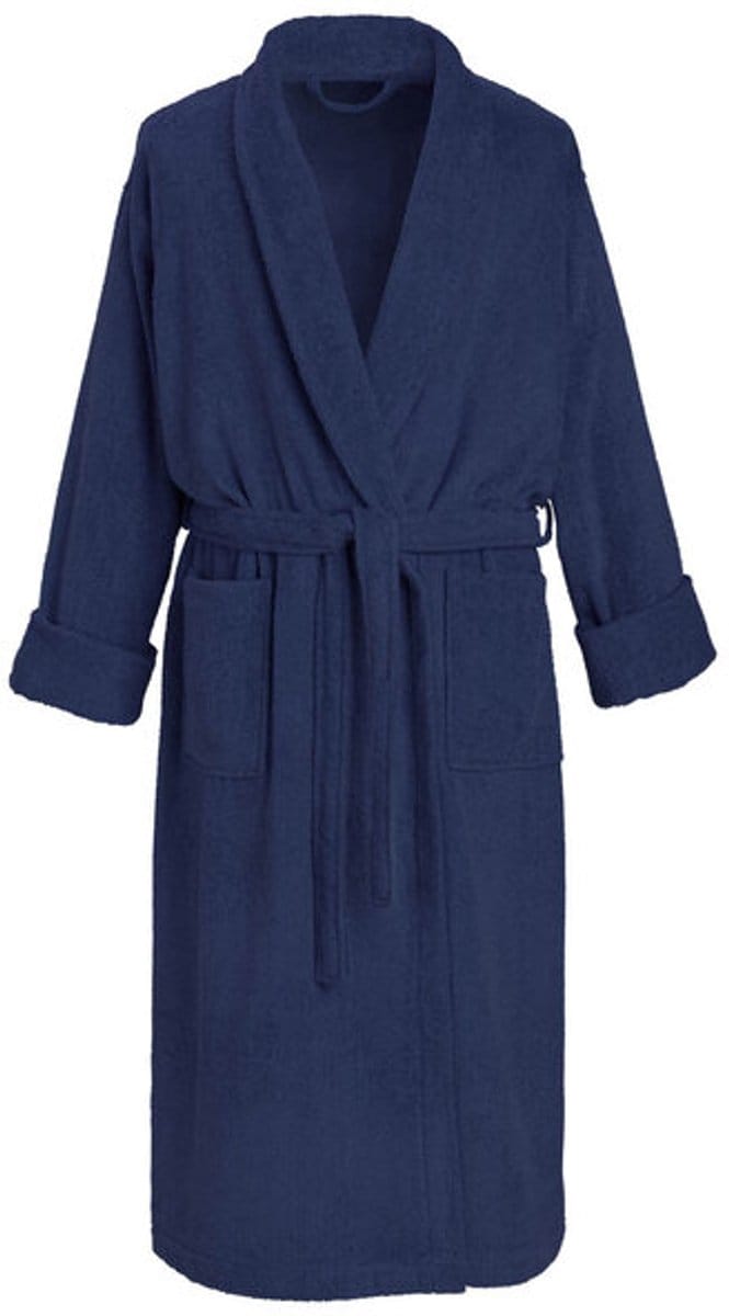 De Witte Lietaer Badjas Etrusk Blue Indigo - XL - Unisex - Katoen