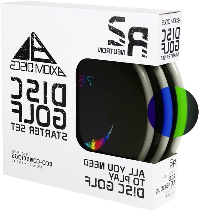 Disc Golf Starter Set - Schijfsport Set - Beginnen met Disc Golf - Gemaakt van Gerecycled Plastic - 3 Schijven
